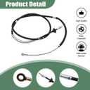 2.4L 3.0L Front Brake Cable, Fit for Toyota 4Runner Pickup 1989-1995 Parking Brake Cable Assembly # 46410-35650 4641035650