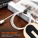 15-Pack Cord Organizer Straps, Cable Ties for Elastic Cable Management with Locking Buckle, Wire Organizers for Cords, Cord Organizer for Appliances Cord Ties for Home, Office, and Travel Use, Black