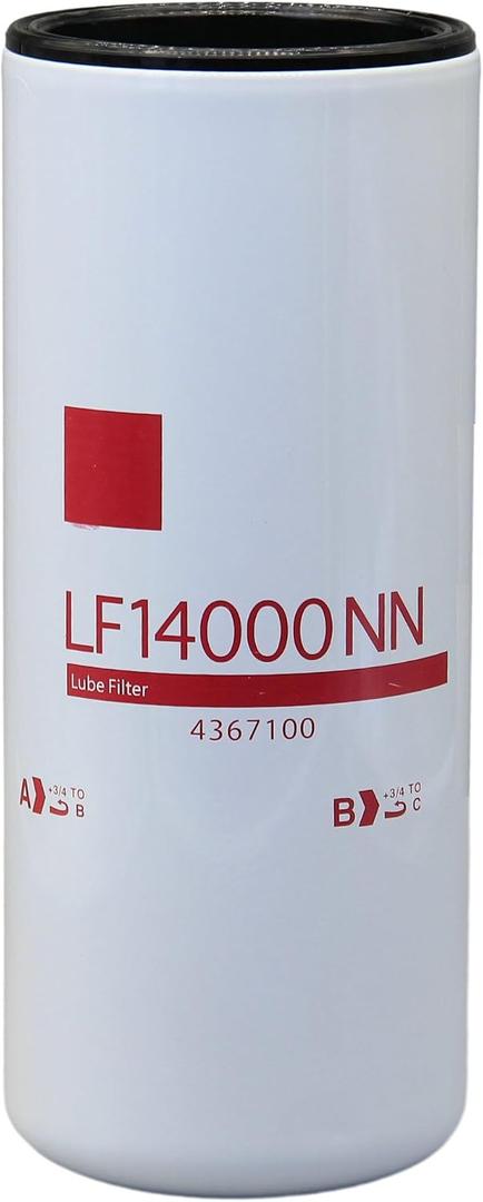 LF-14000NN Oil/Lube Filter fits for Cummins ISX ISM QSX QSM QST X15 M11 Diesel Engines compatible with LF9080 LF9001 LF14000NN P559000 4367100 BD7154 57746XD (1 Pack)