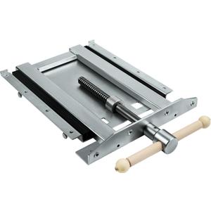 Adjustable Woodworking Vise 33302 for Custom Benchtops, Suitable for Workbenches up to 23" Thickness, Vise with Wooden Handle, Avoid Racking