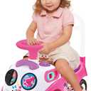 Kiddieland Minnie Mouse My First Activity Ride-On with Lights, Sounds, Steering Wheel, Toddler Push Car Ages 13, Educational Clock, Batteries Included, Large