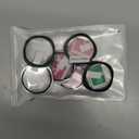 6 Pack Case With Tempered Glass for Samsung Galaxy Watch 8 Screen Protector 44mm Men Women,Hard PC Overall Protection Anti-Slip Scratch-Resistant Cover for Samsung Galaxy Watch 8 Case 44mm Accessories (01-Transparent/Black/Silver/Green/Blue/Starlight)