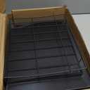 Coffee Bar Organizer - Countertop Coffee Station, 42 K Cup holder Storage Basket with Drawer and Hooks for Syrup, Cups, Stirrer, Condiment, Tea Organizer, Black