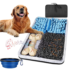 Snuffle Mat for Dogs, Interactive Feed Mat for Boredom, 17.3"×23.6" Pet Foraging Mat for Smell Training and Slow Eating with Stress Relief, Foraging Skills, Brain Stimulation