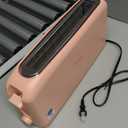 bella 2 Slice Slim Toaster, Fits-anywhere Kitchenware, 6 Setting Shade Control with Reheat & Cancel Buttons, Fits sourdough, 10 Long Slot, Anti Jam & Auto Shutoff, 900 Watt, Blossom