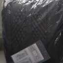 AOMSAZTO Seat Covers Custom Fit for 2019-2023 2024 Chevrolet Chevy Silverado GMC Sierra 1500 2500 3500HD Crew Double Extended Cab Leather Truck Seat Covers (Diamond,Black)