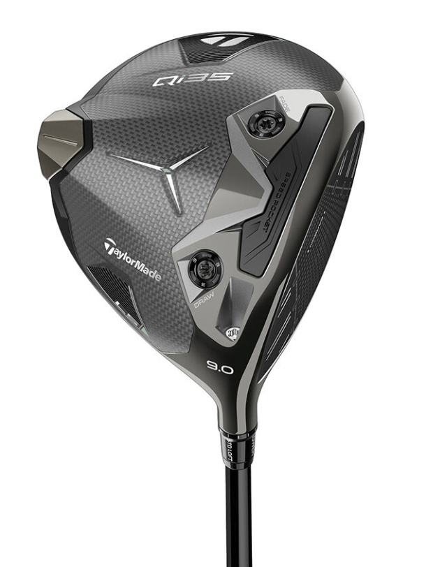 Customized TaylorMade Golf Qi35 LS Driver 9 Degree Loft Mitsubishi Chemical Kai'li Dark Waves White Wood Shaft X-Stiff, Right Handed, Golf Pride CP2 Grip Midsize