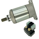 Starter & Relay for Yamaha Grizzly 550 2009-2014 Grizzly 700 2009-2023 Kodiak 700 2016-2023, 28P-81890-00-00 28P-81890-01-00 19500 410-58036 SMU0512 SM17 YA-125N, Grizzly Kodiak 700 Starter