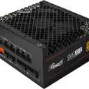 Rosewill VMG 850W 80+ Gold, ATX 3.0 & 3.1 Compatible, Full Modular Low-Noise Power Supply, PCIe 5.1 12V-2x6 Connector, 100% Japanese Electrolytic Capacitor, 120mm FDB Silent Fan 