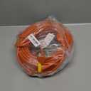 Outdoor Extension Cord Waterproof 100 FT, Orange 14/3 SJTW Heavy Duty, Flexible 100% Copper 3 Prong Extension Cord for Lawn, Garage,UL Listed