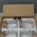 Encheng 32 oz Wide Mouth Mason Jars with Airtight Hinged Lids, Large Glass Jar with Lid for Pickling, Fermentation, Canning, Food Storage – Set of 4 Glass Storage Containers