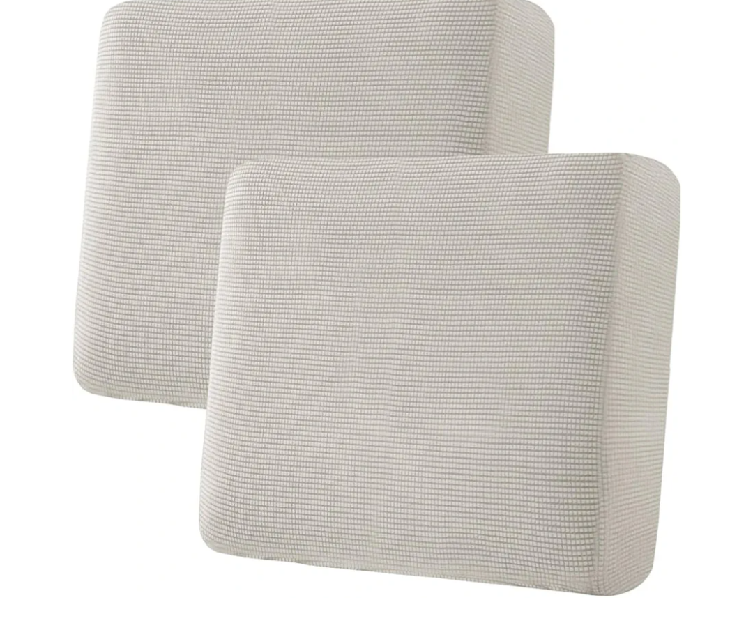 H.VERSAILTEX Super Stretch Individual Seat Cushion Covers Sofa Covers Couch Covers Slipcover Sets Thick Jacquard Textured Twill Fabric (1 piece Large Sofa Cushion Covers)