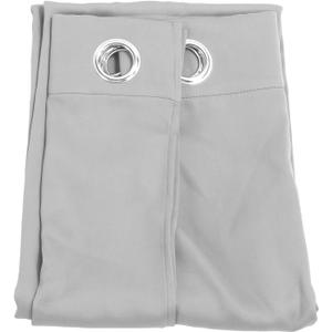 Blackout Curtains with Eyelets, Punch, Thermal Insulated, Room Darkening Curtains for Bedroom and Living Room (132x213cm / 52.0x83.9in) (Light Gray)