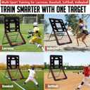 Lacrosse Rebounder Target Net 44FT, Lacrosse Bounce Back Pass Cover, Volleyball/Baseball Rebounde Target Net for 46FT & 47FT Rebounders