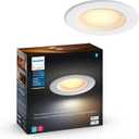 Philips Hue Smart Retrofit Recessed Lighting 4 inch - White Ambiance Warm-to-Cool White Light - 1 Pack - 850LM - Indoor - Control with Hue App - Works with Alexa, Google Assistant and Apple Homekit