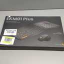 ProtoArc Ergonomic Wireless Keyboard Mouse, EKM01 Plus Full Size Ergo Bluetooth Keyboard Mouse Combo, Split Design, Wrist Rest, Multi-Device, Rechargeable, for Windows/Mac OS - Black