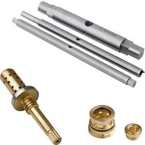 Complete Valve Rebuild kit Compatible with Symmons Temptrol Valve,Replacement for Cartridge (TA-10), Seats (TA-4) and Seat Removal Tools (T-35A/B),Adjustment and Balance of Hot and Cold Water Pressure