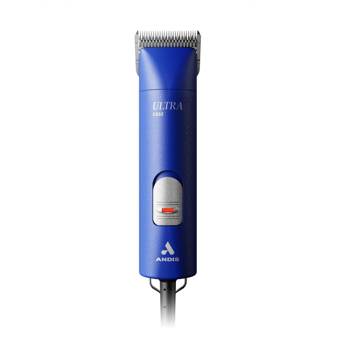 Andis Professional UltraEdge Super 2-Speed Detachable Blade Dog/Pet Clipper, Rotary Motor with Shatter-Proof Housing, Runs Calm & Silent, 14-Inch Cord, for All Dog Coats & Breeds, 120 Volts, Blue