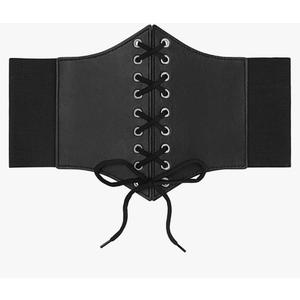 Women's Elastic Waist Belt Wide Waspie Corset Belts for Women L