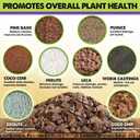 DUSPRO 8in1 Aroid Potting Mix Pre-Mixed Indoor Potting Soil for Aroid Plants, Chunky Soil Mix for Indoor Plants with Pine Bark,Pumice, Coir, Coco Chips, LECA,Perlite, Zeolite,Worm Castings 2QT (EXP 12/01/27)