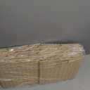 Foldable Storage Baskets with Handles Paper Rope Storage Baskets Rectangle Collapsible Hand Woven Storage Cubes Bins for Organizing Shelves Living Room Bedroom Pantry (4, 13'' x 13'' x 13'')