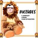 Spooktacular Creations Halloween Baby Lion Costume, Toddler Lion Costume for Infant Kids Halloween Animal Dress up Party (12-18 Months)