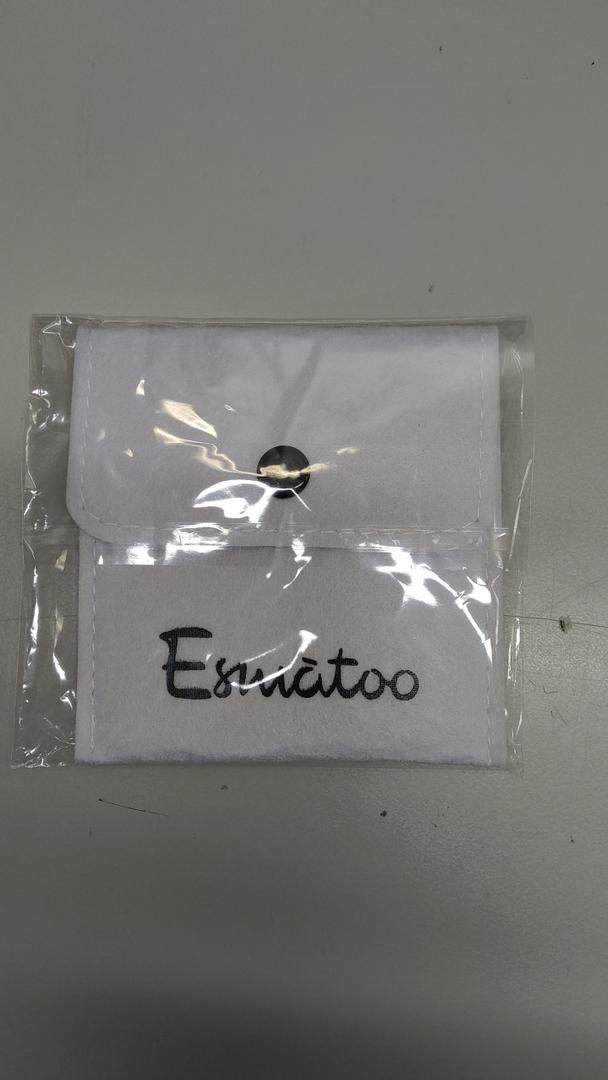 Microfiber Pouch 8x8cm Bulk Jewelry Packaging Bags Small Gift Pouches Mini Gift Bag Envelope Style with Snap Button (Gray)