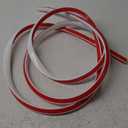 Flexible Quarter Round Molding, 118 Inch Peel and Stick Silicone Quarter Round Shoe Molding, Caulk Strip for Wall Edge Floor Corner, Bendable Self-Adhesive Baseboard Trim for Countertop Cabinet and Stair