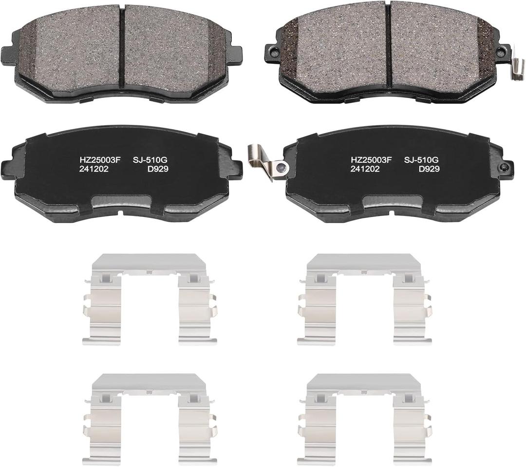 Front Ceramic Disc Brake Pads HZ929 For Subaru Outback Forester Impreza Legacy Baja Saab 9-2X WRX