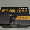 20 Pack Mouse Traps Indoor for Home,Mice Traps for House,Reusable Mouse Trap that Work,Small Mice Catchers for Home Indoor, Quick Set Mousetraps Effective