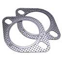 DVPARTS 2X 2.5 ID 2 Bolt MLSG High Temp Gasket Heavy Duty 120-06310-0002 (2.5 Inch)