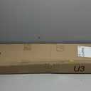 Outwater Plastics Black 1" Styrene Plastic U-Channel/C-Channel 46 Inch Lengths (Pack of 3)