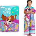 Franco Kids Bedding Super Soft Micro Raschel Throw, 46 in x 60 in, Paw Patrol Skye Girls, 