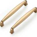 Ravinte 30 Pack Solid 5 Inch Cabinet Handles Champagne Bronze Pulls for Kitchen Drawers and Cabinets - Hardware for Cupboards