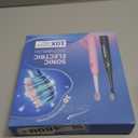 TEETHEORY 2 Pack Sonic Toothbrush, Electric Toothbrush Adults with 40000VPM 5 Modes 12 Brush Heads 2 Travel Cases, Sonic Toothbrush 4 Hours Charge Minimum 30 Days -Black&Pink