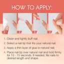 2 x Ardell Nail Addict Naked Maven, Press On Nails, Medium Coffin Shape, Nail Kit, 1-Pack (Solid Nude)