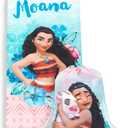 Jay Franco Disney Moana Tropical Slumber Sack - Cozy & Warm Kids Lightweight Slumber Bag/Sleeping Bag (Official Disney Product)