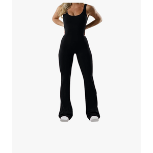 Womens One Piece Jumpsuit Long Sleeve Body Suits Tummy Control Cinching Waist Lifting Flare Leg High Stretch Jumpsuit XL