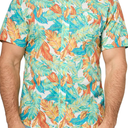 Eddie Bauer Mens Eddie Bauer Printed Baja Shirt, Size 4X