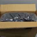 28in Woven Christmas Tree Collar, Chunky Cotton Rope Weave Skirt Basket - Elegant Beige Tree Base Cover for 6ft 7.5ft 9ft Artificial Trees - Holiday Decoration, Natural & Stable(Black)