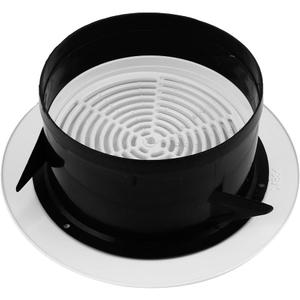 Qtqgoitem Adjustable Circle Vent Grille 150mm Round Ducting Ventilation Cover (model: b05 e1b 9d1 9f3 351)