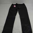 Leather Pants for Women High Waisted Skinny Tummy Control Thick Thermal Lined Stretch Sexy Push Up Pleather Leggings (All Black)