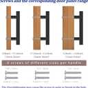 2 x 10 Pack 5 Inch Square Cabinet Handles Matte Black Stainless Steel for Cabinet, Kitchen Drawer Pulls Cabinet Handles for Cabinets Cupboard, 5''Length, 3''Hole Center