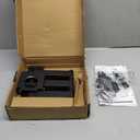 Amazon Basics Full Motion Articulating TV Wall Mount, with Swivel and Tilt, for 26" to 55" TVs and Flat Panels up to 80 Lbs, VESA Compatible, Black