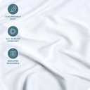Bare Home Fitted Bottom Sheet Queen Size - Premium 1800 Microfiber - Ultra-Soft Hotel Luxury - Deep Pocket - Durable and Long Lasting - Fitted Sheet (Queen, White)