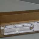 LazBlinds No Tools No Drill 1" Vinyl Mini Blinds, Cordless Blinds for Windows, Light Filtering Horizontal Window Blinds & Shades, 31" W x 72" H, White