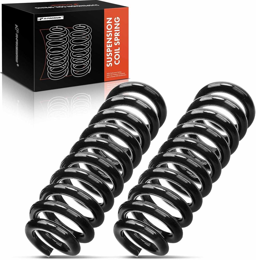 A-Premium Front Coil Springs Compatible with Ford F-150 2004-2020 & Lincoln Mark LT 2006-2008, Driver and Passenger Side, 2-Pack