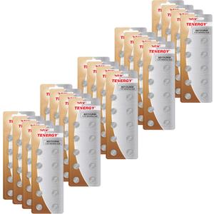 Tenergy 1.5 Volt Battery LR44, Button Cell LR44, ag13/LR44 Batteries Equivalent, Ideal for Watches, Laser Pointers, Small Toys, Portable Electronics, and More, 200 Count