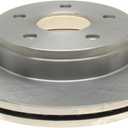 ACDelco Silver Front Brake Rotor 18A1324A | GM 19261754 Brake Rotors for Select Chrysler Aspen, Dodge Durango, Dodge Ram 1500 Classic and more