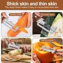 3 in 1 Multifunctional Vegetable Peeler, with Cleaning Brush kitchen gadgets With wooden handle & bottle opener and grater,for potatoes pumpkinsp carrots and other vegetables or fruits